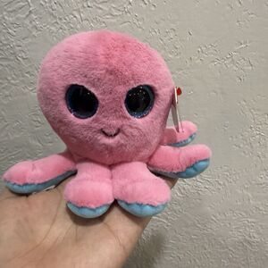 Ty Beanie Boos “Sheldon” the Pink & Blue Octopus 6” Plush Toy